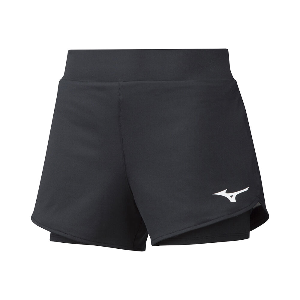 Pantaloncini Mizuno Flex Donna - Nere - 27843-INFY